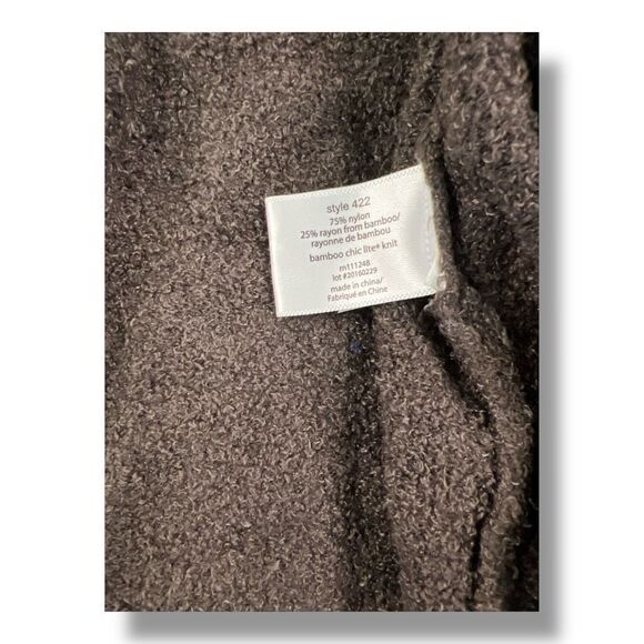 Barefoot Dreams Bamboo Chic Lite Calypso Sleevless Open Front Sweater Vest Size - Picture 3 of 6